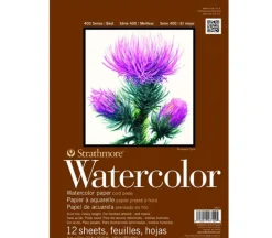 Strathmore 400 Series 140# Watercolor Pad – Cold Press 12 Sheets – 9×12