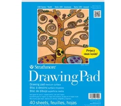 Strathmore 100 Series White Drawing Paper – 9-inch x 12-inch – 200 Sheets