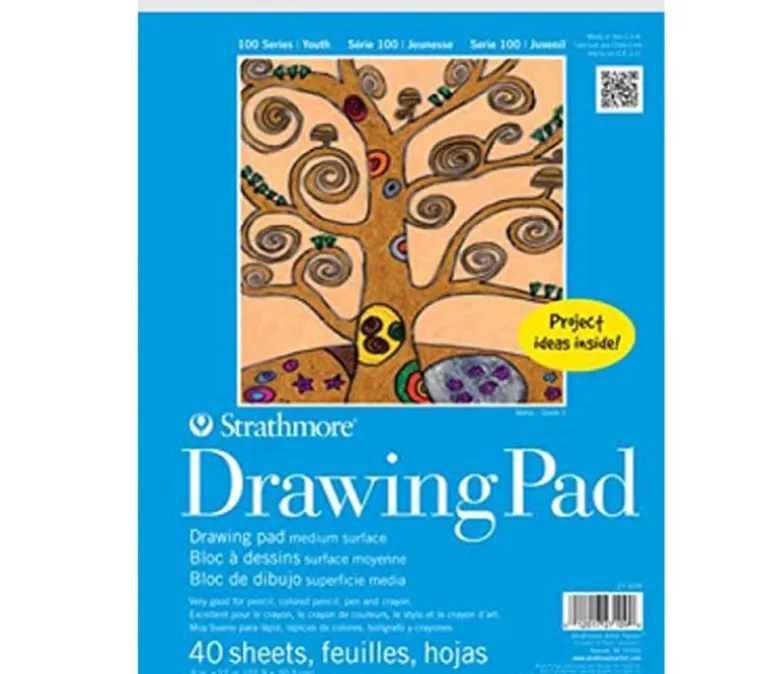 Strathmore 100 Series White Drawing Paper – 9-inch x 12-inch – 200 Sheets