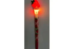 Streamline Strawberry Spinning Light Up Pen