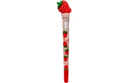 Streamline Strawberry Spinning Light Up Pen