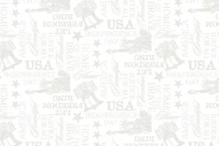Strength and Honor White on White Stars and Stripes