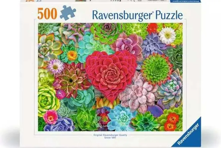 Succulent Love – 500 Piece Puzzle