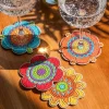 Succulents Coasters Diamond Painting Kit 4pc