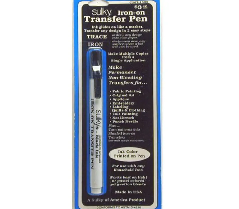 Sulky Iron On Transfer Pen – Black