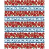 Summertime Daydream Floral Novelty Stripe