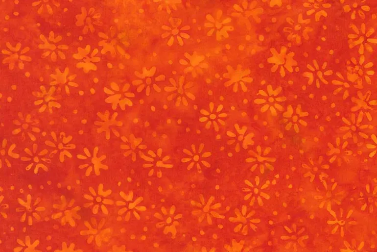 Sunburst Batiks Cobalt Roses