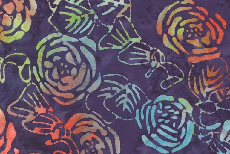 Sunburst Batiks Lotus Streaks