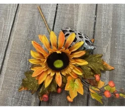 Sunflower Lotus and Berry Pick – 16-inch