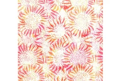 Sunset Batiks Large Mumms in Poppy