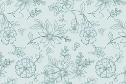 Sunset Cottage Leaf Song in tonal Aqua