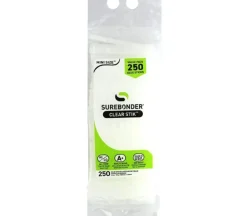 Surebonder Dt-25 Made In The Usa All Purpose Stik Mini Glue Sticks-All Temperature-Clear-5/16″ D – 4″ L Glue Stick-25 Sticks Per Bag