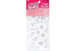 Susan Bates Plastic Bone Rings 1/2-inch 30 count