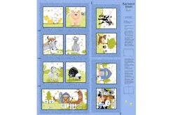SusyBee Flutter the Butterfly Soft Book Fabric Panel 36″ by 44″