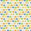 SusyBee Hearts and Bees in Orange Colorway