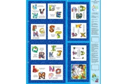 SusyBee Lewe the Ewe Soft Book Fabric Panel 36-in by 44-in