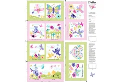SusyBee Paul’s Pond Soft Book Fabric Panel 36-in by 44-in