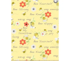 SusyBee Sweet Bees Bee Kind Yellow