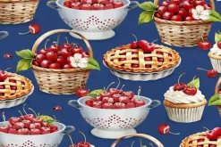 Sweet Cherry Cherry Treats on Navy