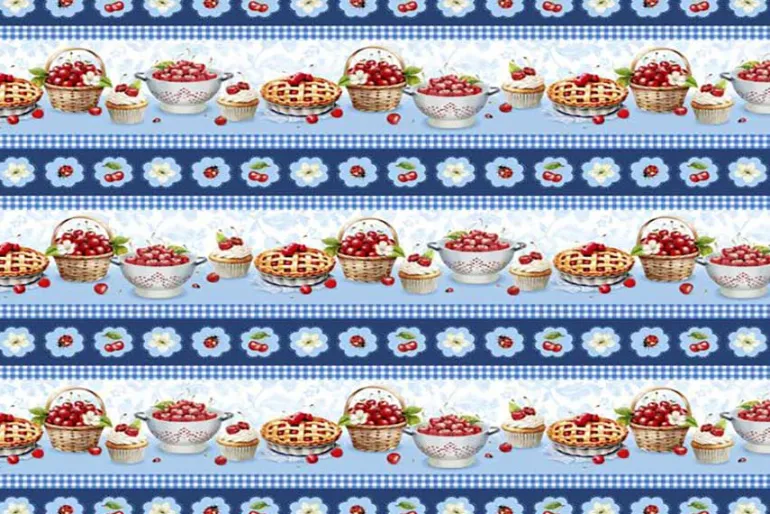 Sweet Cherry Repeat Stripe
