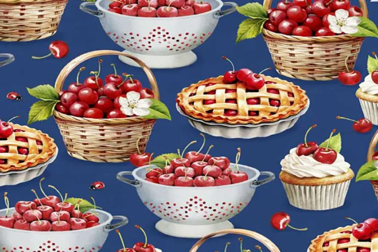 Sweet Cherry Repeat Stripe