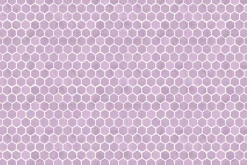 Sweet Honeybee Honeycomb Texture in Purple