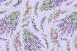 Sweet Honeybee Lavender Sprays on Purple