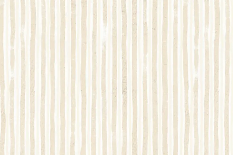 Sweet Honeybee Stripes in Tonal Cream