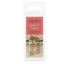 Sweet & Petite Charms – Blue Flower  – 4 Charms