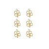 Sweet & Petite Charms – Butterfly Gold – 6 Charms