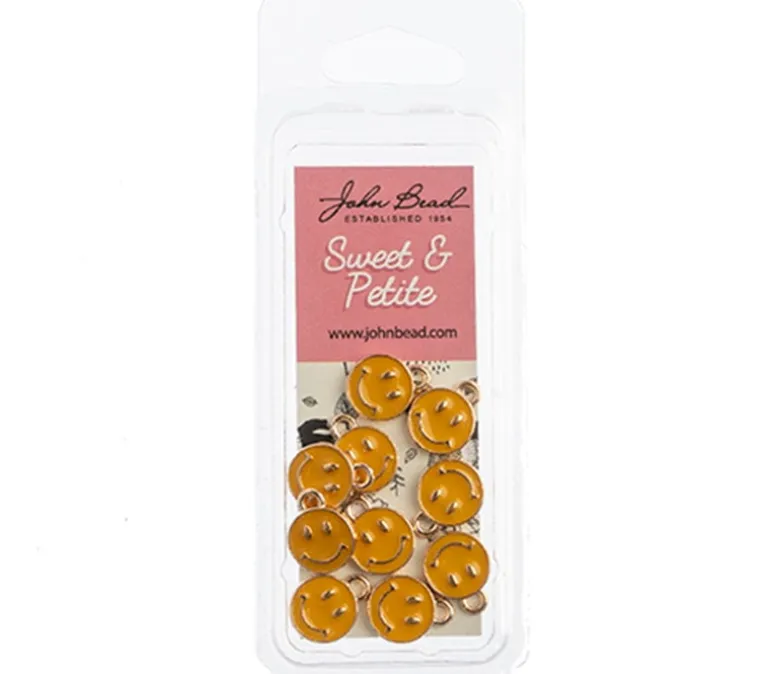 Sweet & Petite Charms – Purple Flower – 4 Charms