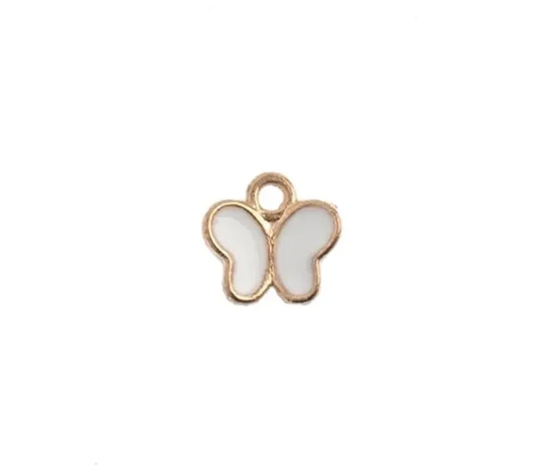 Sweet & Petite Charms – Small Pink Heart – 10 Charms