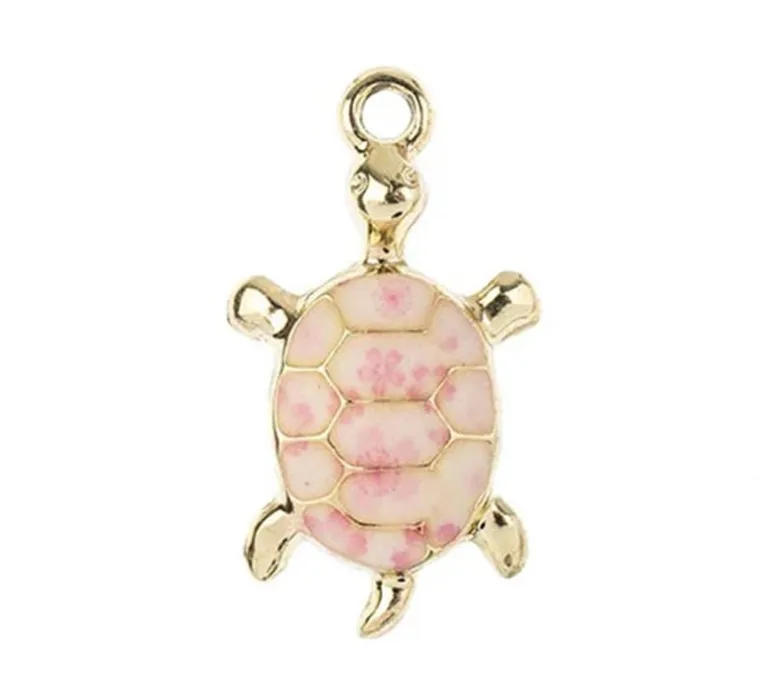 Sweet & Petite Charms – Small Pink Heart – 10 Charms