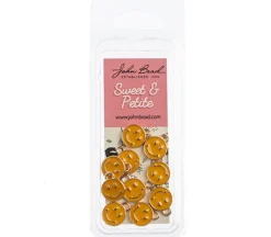 Sweet & Petite Charms – Small White Heart – 10 Charms