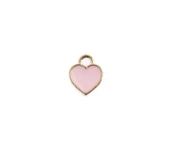 Sweet & Petite Charms – Small White Heart – 10 Charms