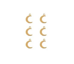 Sweet & Petite Charms – Stars Gold – 6 Charms