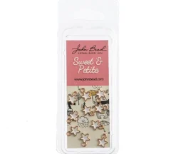 Sweet & Petite Charms – Water Lily Gold – 6 Charms