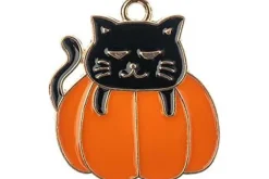 Sweet & Petite Halloween Mummy Charms, 21.5x12mm, 10 Count