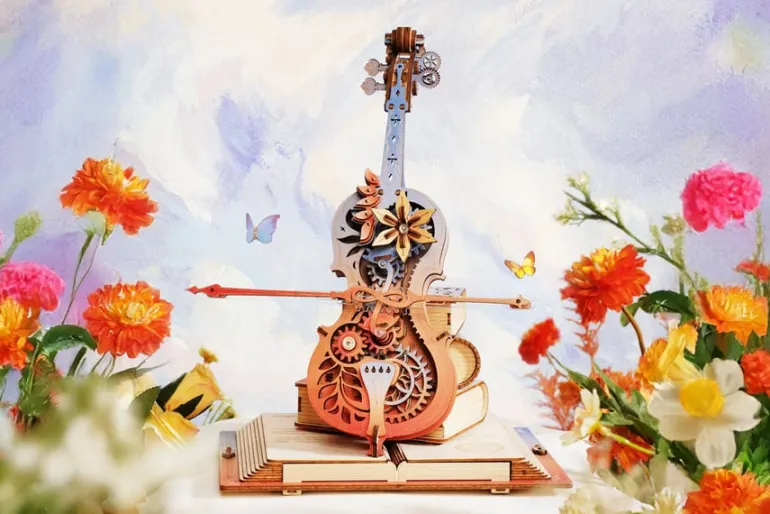 Symphony of Gorgeous Dreams Cello Music Box Kit