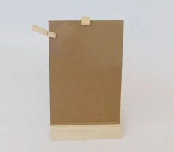 Tabletop Wood Stand with Acrylic Frame
