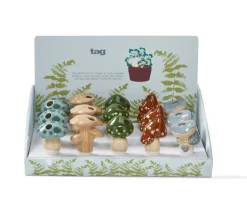 Tag Mushroom Plant Pets – Style/Color Shipped is Randomly Picked – 1 Piece