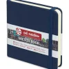 Talens Art Creation 5.11X8.27 Hardcover Sketchbook – Navy Blue
