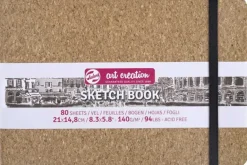Talens Art Creation 5.11X8.27 Hardcover Sketchbook – Navy Blue