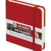 Talens Art Creation 5.11X8.27 Hardcover Sketchbook – Red