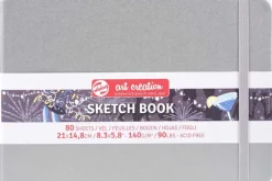 Talens Art Creation 5.11X8.27 Hardcover Sketchbook – Violet