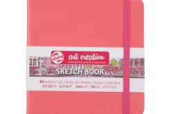 Talens Art Creation 4.72X4.72 Hardcover Sketchbook – White