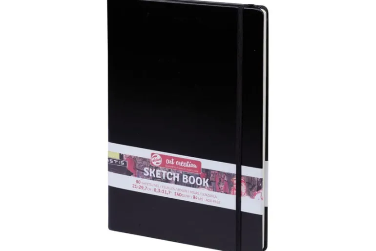 Talens Art Creation 3.54X5.51 Hardcover Sketchbook – White