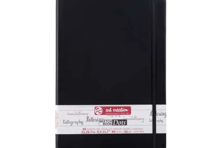 Talens Art Creation 3.54X5.51 Hardcover Sketchbook – White