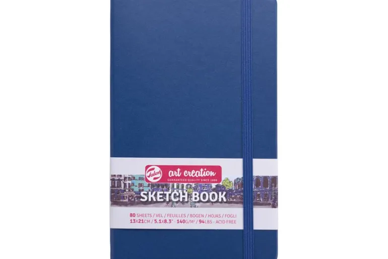 Talens Art Creation 8.3″x5.8″ Hardcover Sketchbook – Silver