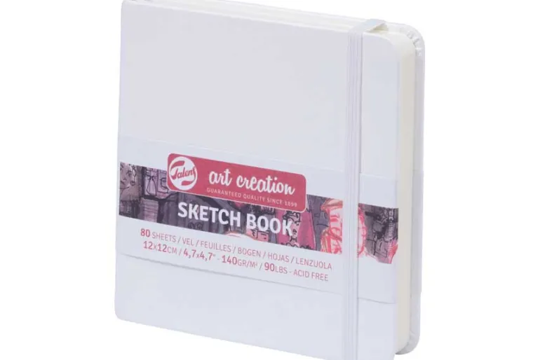 Talens Art Creation 8.3″x5.8″ Hardcover Sketchbook – Silver